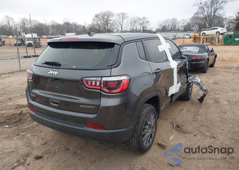 2019 Jeep Compass Sport 4X4 from USA, damaged, VIN 3C4NJDABXKT835300